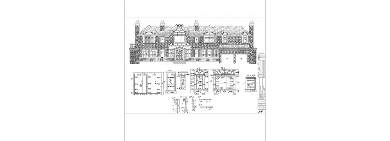 Cast Stone Shop Drawings For New Construction Project