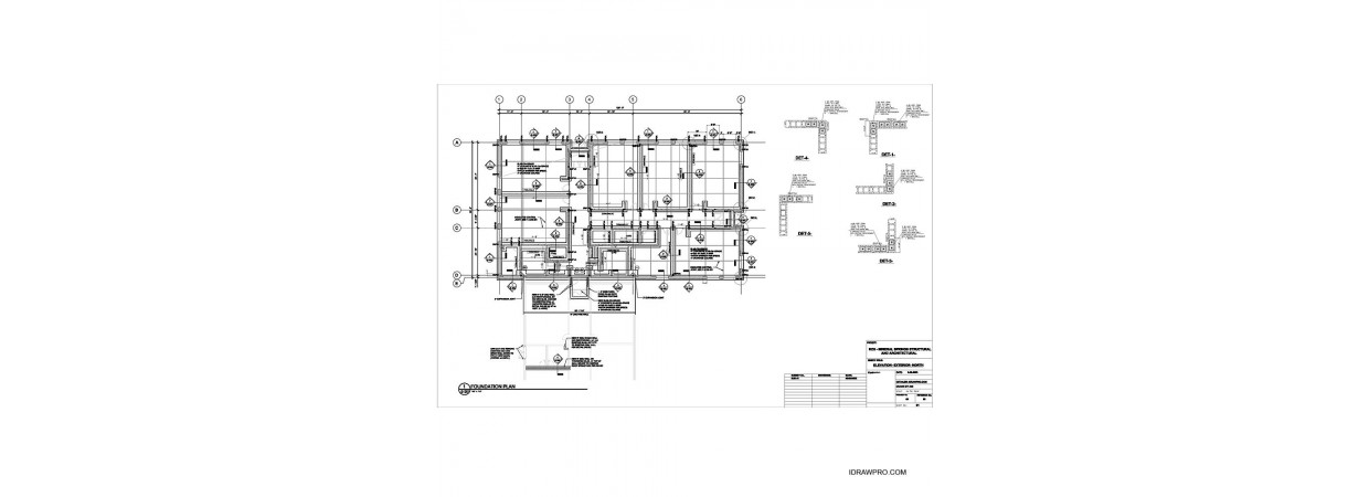 CMU shop drawings, show sizes, profiles, coursing, and locations of special shapes.