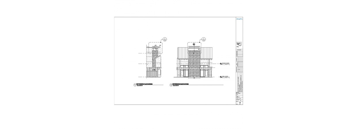 Cast Stone Shop Drawings with cut tickets