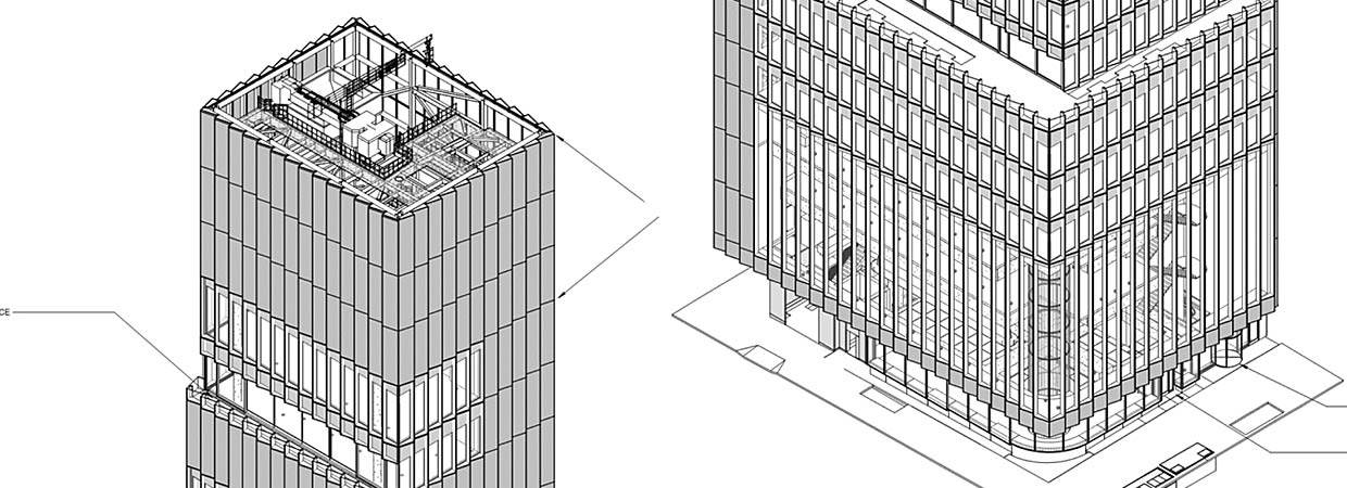 3D BIM Modeling coordination and clash resolution in LOD 300 in Revit