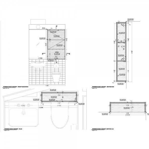 Kitchen, master bath and bedroom cabinets shop drawings