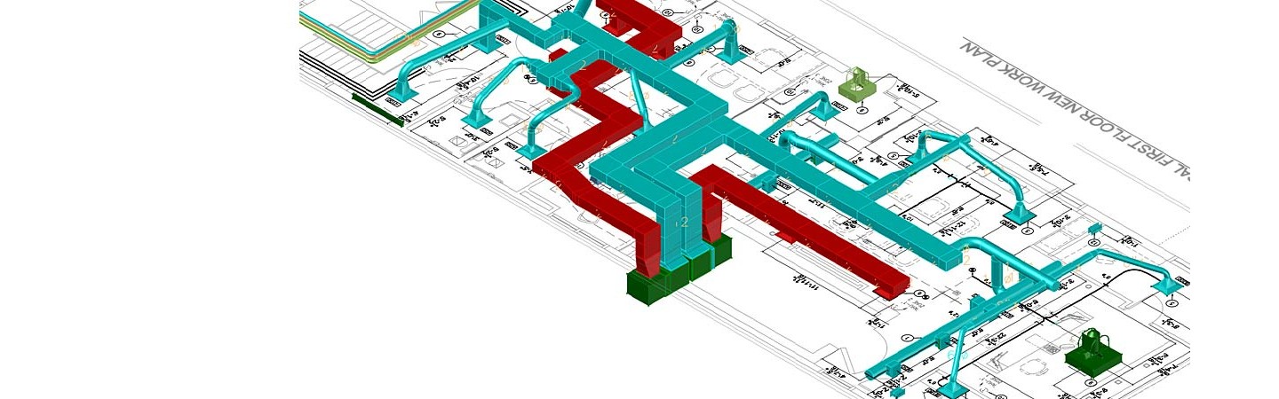 Ductwork modifications and equipment installation Shop Drawings