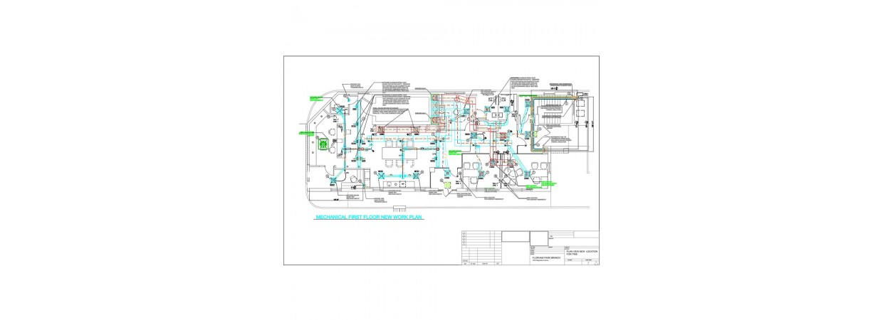 Ductwork modifications and equipment installation Shop Drawings