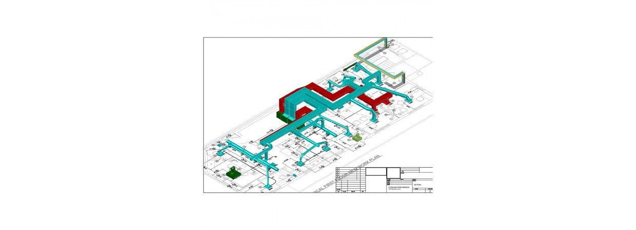 Ductwork modifications and equipment installation Shop Drawings