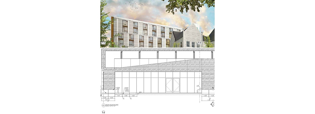 Bluestone Panels Shop Drawings For New Construction Project