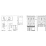 Brownstone shop drawings for window trim, band and steps