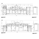 Cabinets Shop Drawings for Bar Restaurant (simplified)