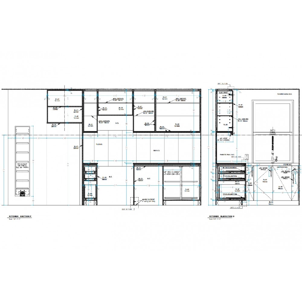 Kitchen Shop Drawings