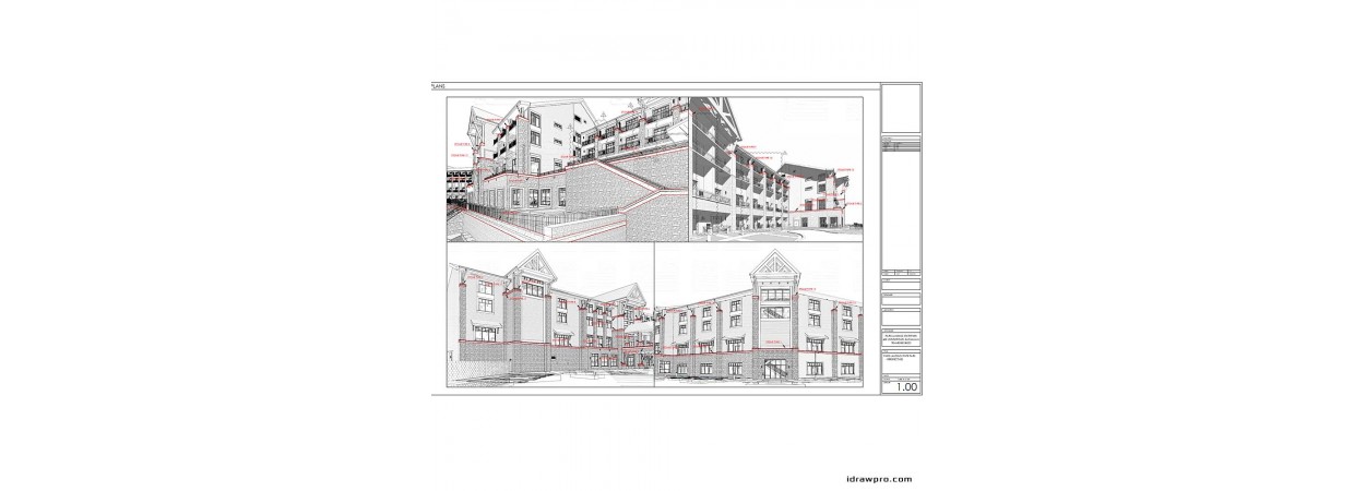 Cast Stone Shop Drawings with cut tickets & setting drawings