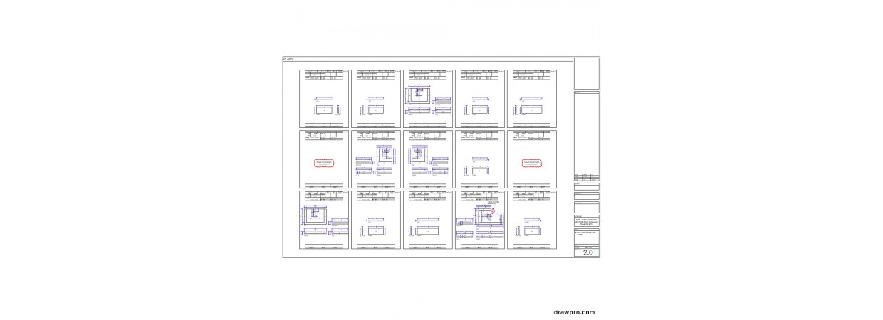 Cast Stone Shop Drawings with cut tickets & setting drawings