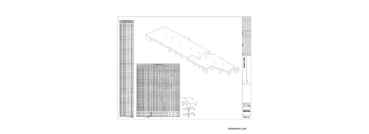  Rebar shop drawings including placement layout details and schedule.