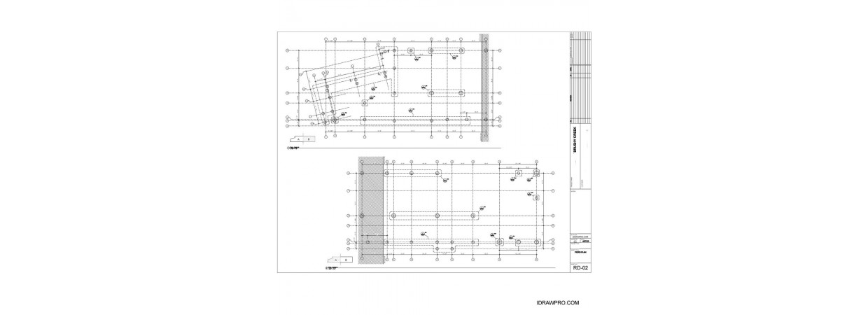  Rebar shop drawings including placement layout details and schedule.