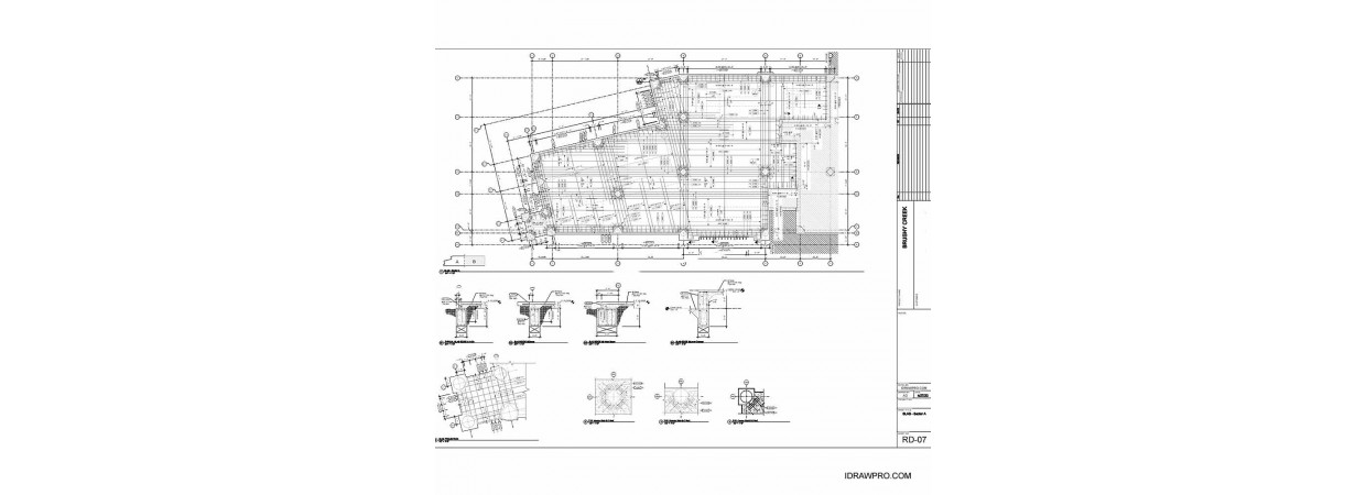  Rebar shop drawings including placement layout details and schedule.