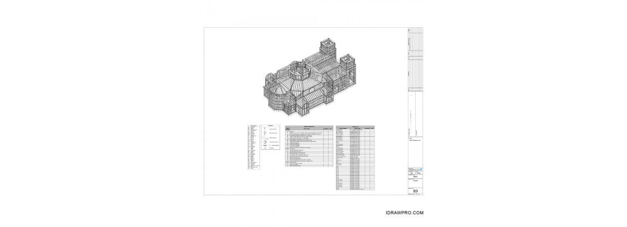  Metal Studs shop drawings with placement layout, details and material schedule