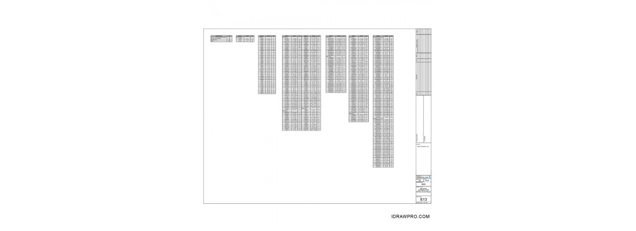  Metal Studs shop drawings with placement layout, details and material schedule