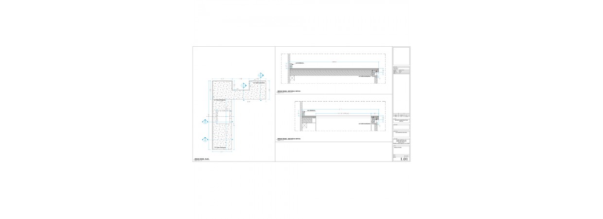 Kitchen countertop shop drawings