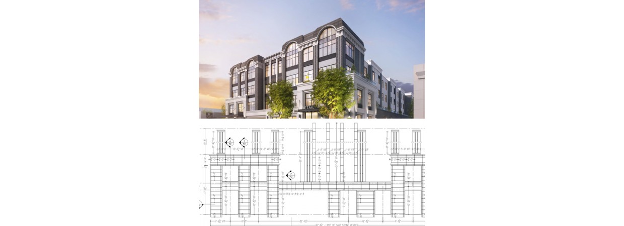 Cast Stone Shop Drawings with cut tickets and setting drawings