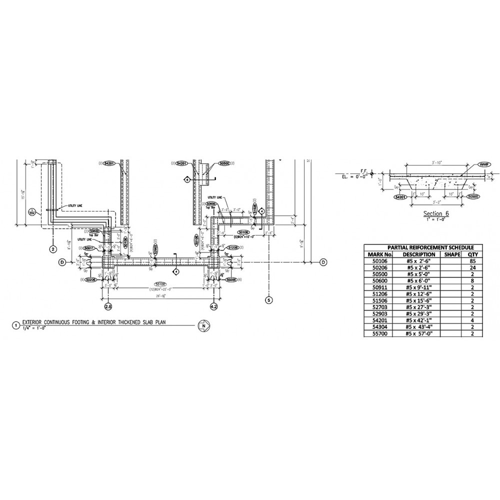 Rebar shop drawings needed for this project