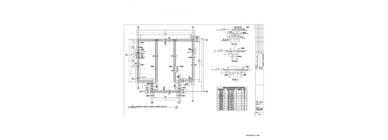 Rebar shop drawings needed for this project