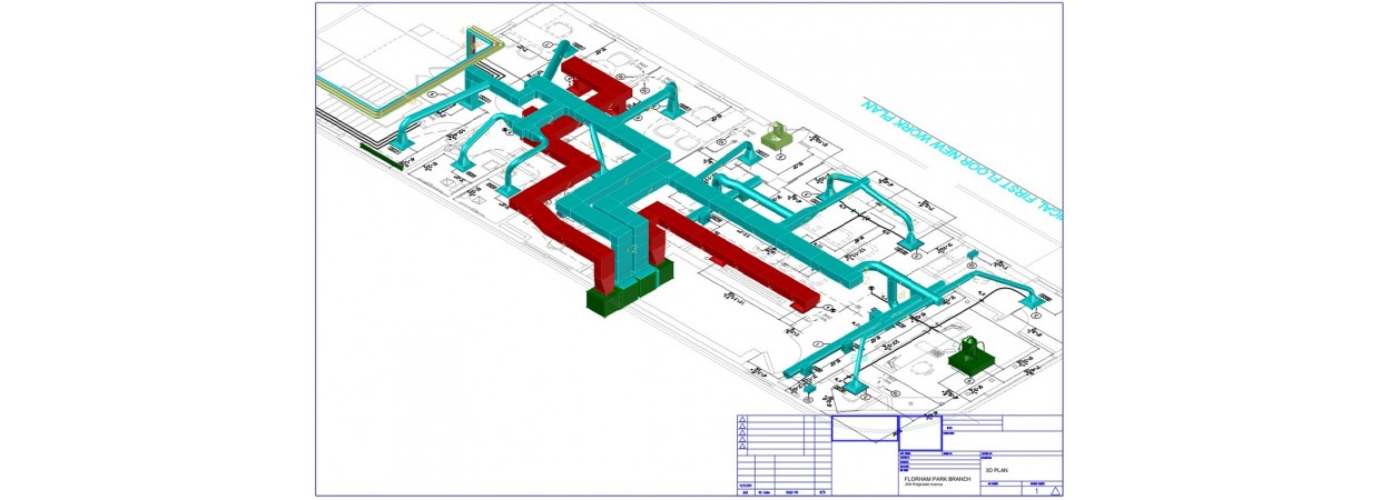 Ductwork modifications and equipment installation Shop Drawings