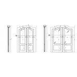 Custom wood doors shop drawings