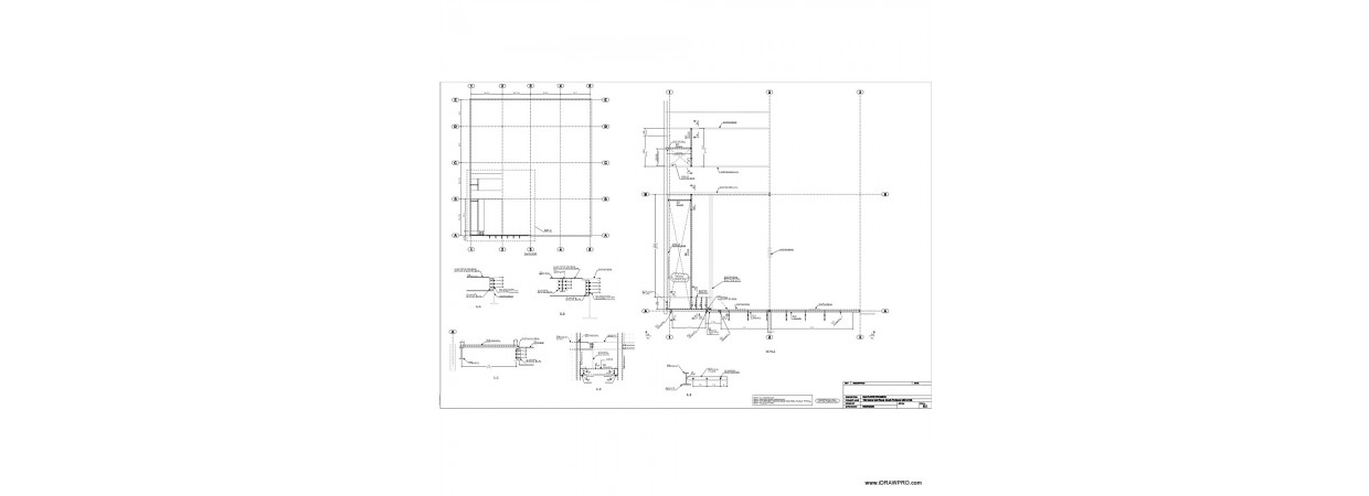 Exterior Stairs Shop Drawings with 3D Model