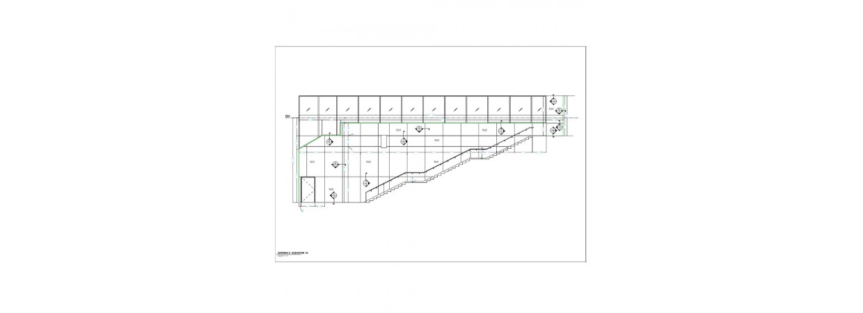 Stone and tile shop drawings for the building complex renovation.