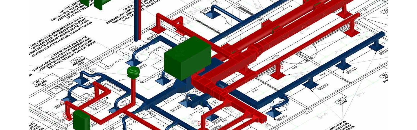 I am looking for duct connections and measurements shop drawings.