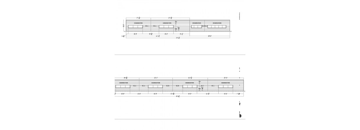 Shop drawings for approximately 4000 SF Firestone® metal panels