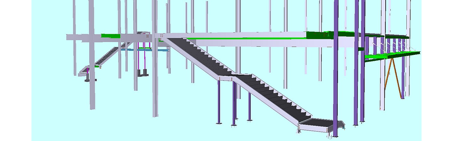 I need shop drawings for interior metal stairs