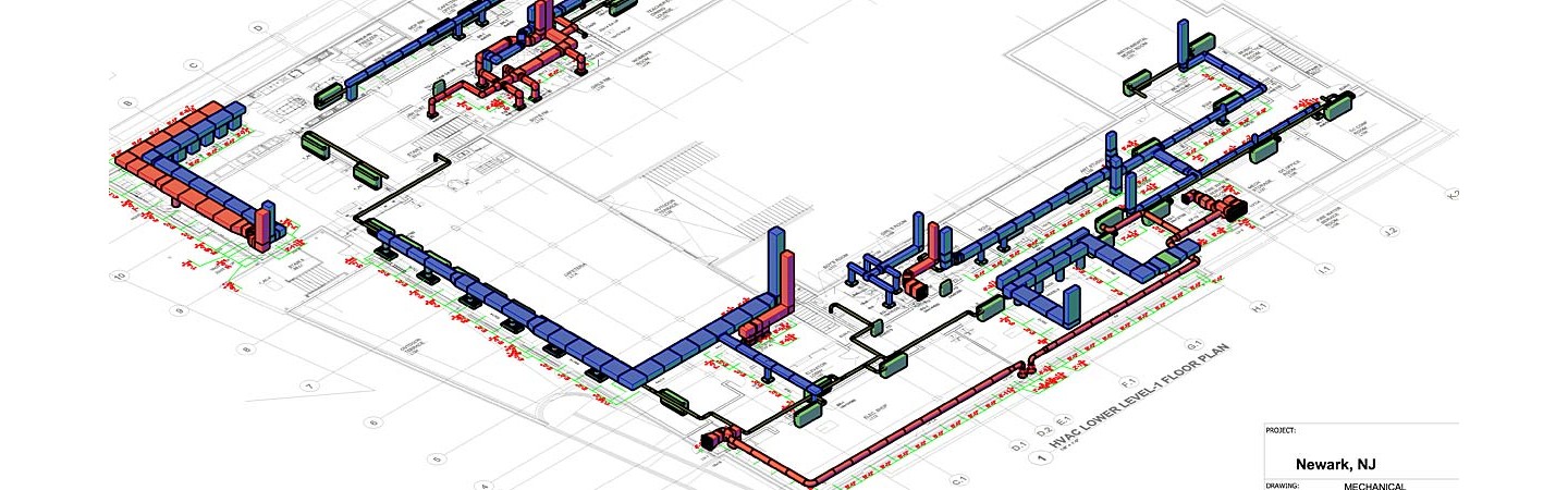 Mechanical system shop drawings