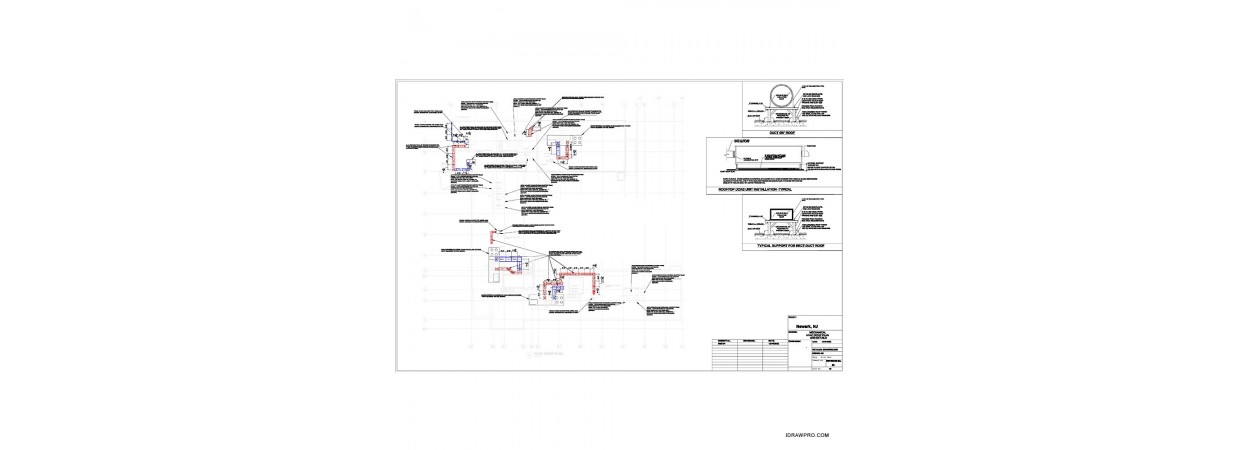 Mechanical system shop drawings