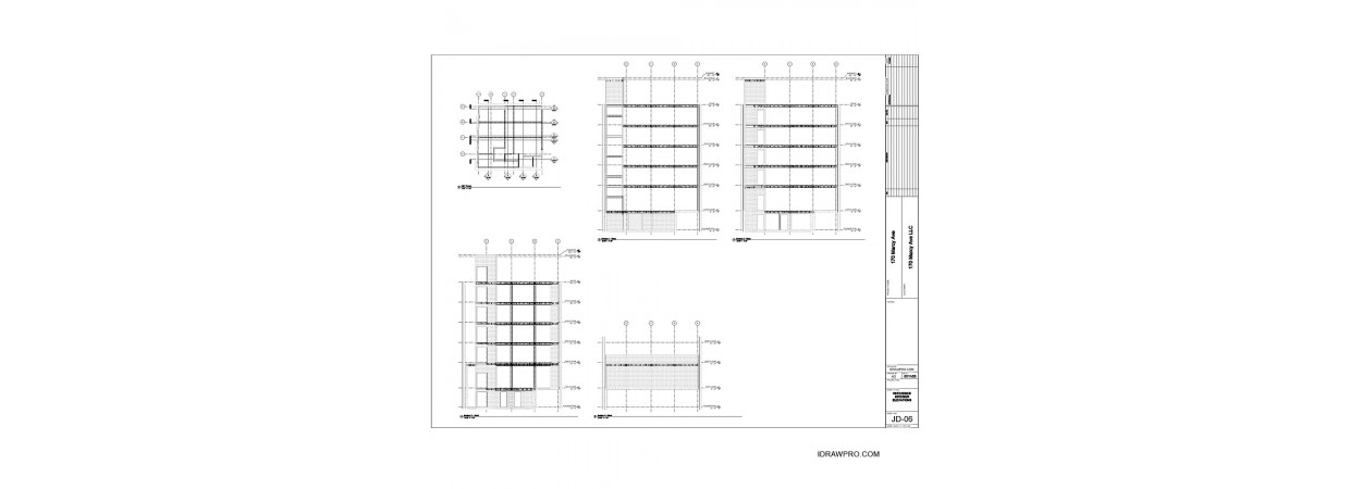  Floor Joist shop drawings with placement layout, details and material schedule.