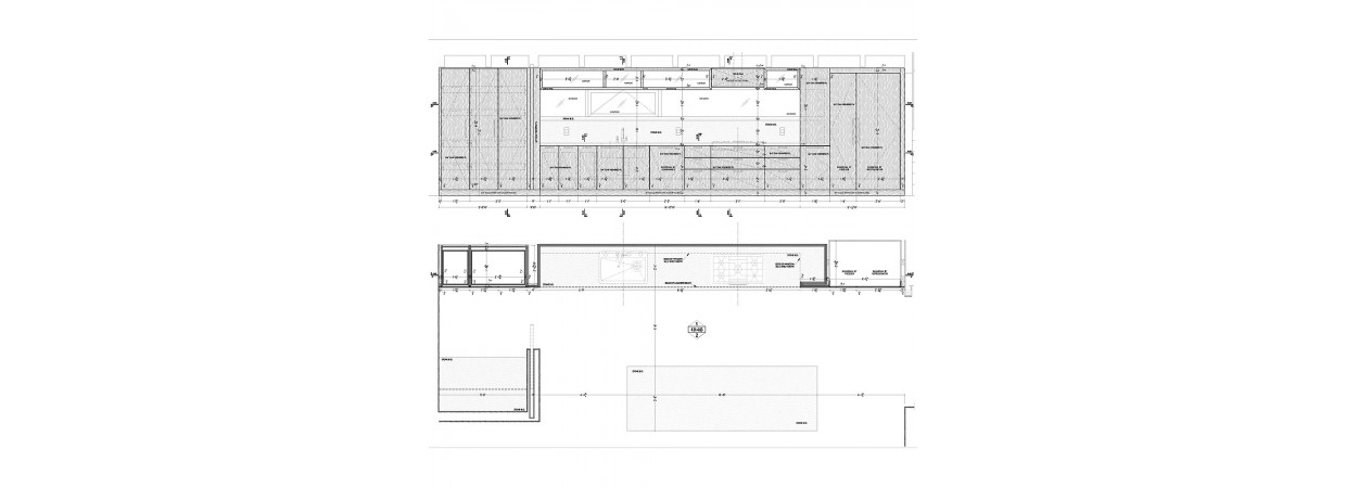 Kitchen, master bath and bedroom cabinets shop drawings