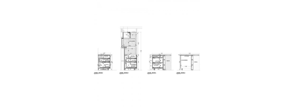 Kitchen, master bath and bedroom cabinets shop drawings