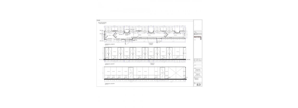 Floor and wall tile shop drawings for a luxury residences Highrise