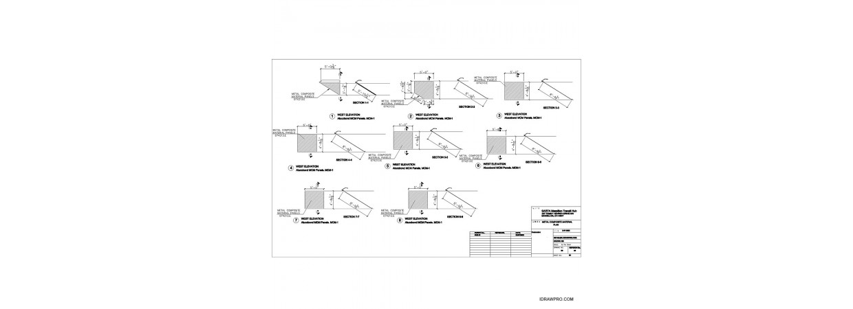 ALUCOBOND® MCM cladding shop drawings