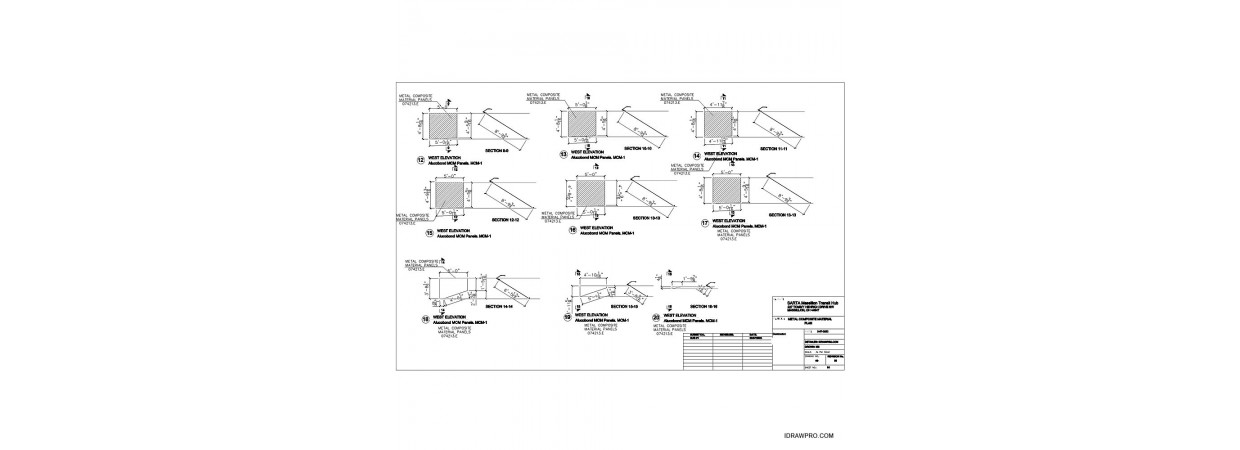 ALUCOBOND® MCM cladding shop drawings