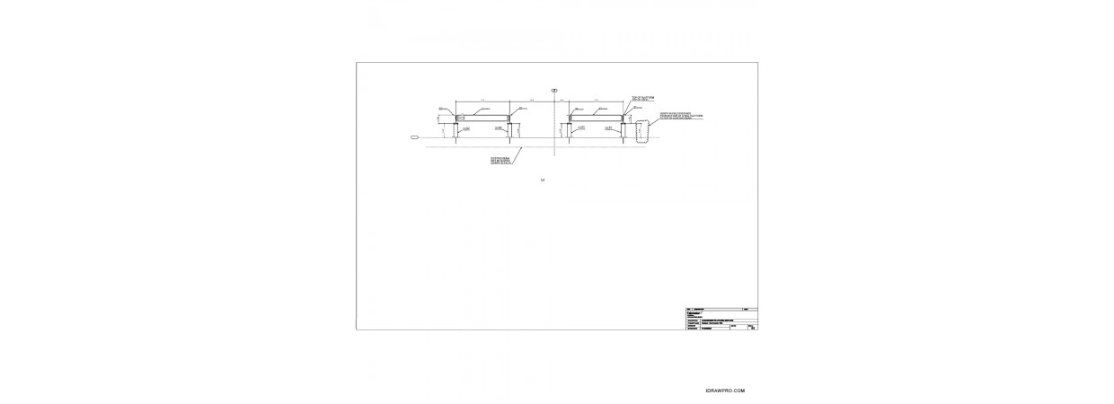 Structural steel shop drawings for a mechanical platform on the roof.