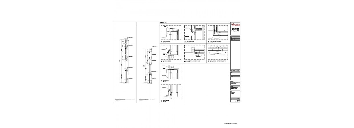 Shop drawings for approximately 4000 SF Firestone® metal panels