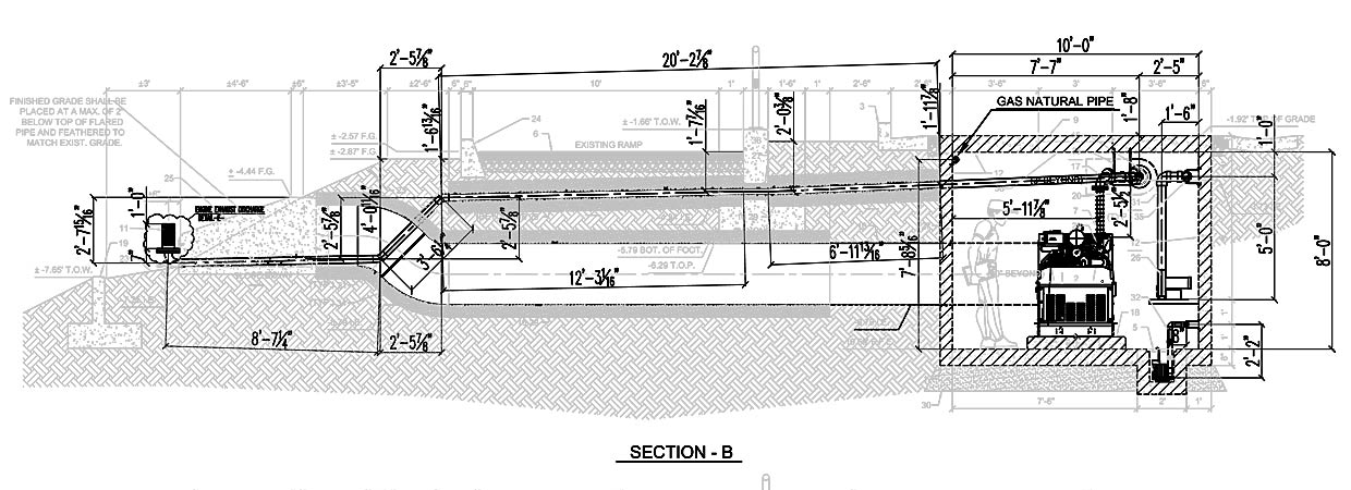 Mechanical Stainless Steel Pipe Shop Drawings