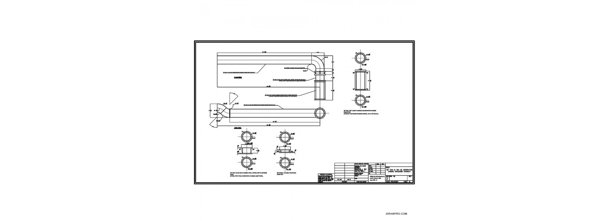 Mechanical Stainless Steel Pipe Shop Drawings