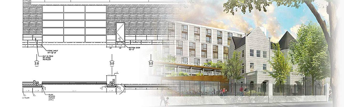 Bluestone Panels Shop Drawings For New Construction Project