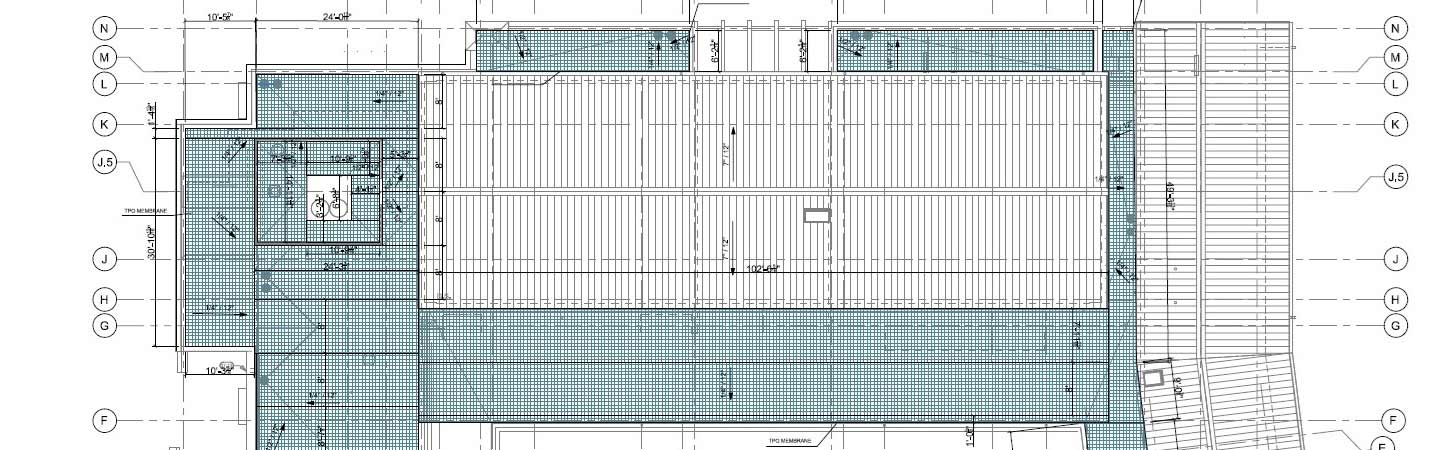 Roofing and associated flashings shop drawings