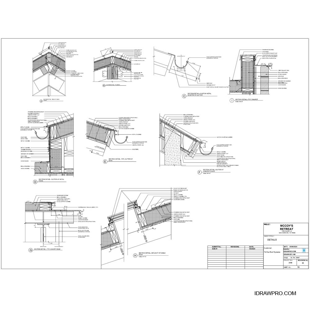 roofing-and-associated-flashings-shop-drawings