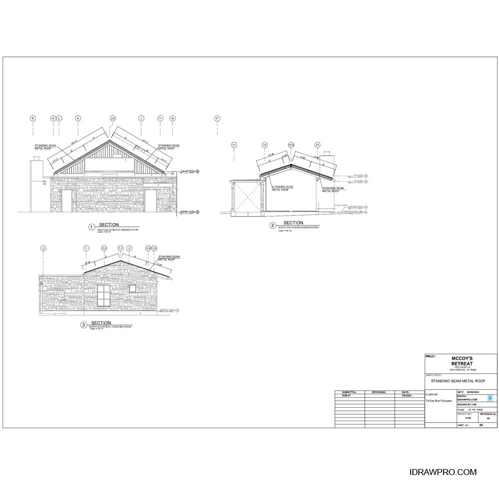 Roofing And Associated Flashings Shop Drawings Roofing And Associated Flashings Shop Drawings