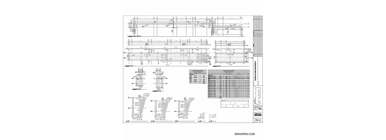  Reinforcing placement layout, Details and Rebar schedule. (Footings, CMU Walls and Slab)