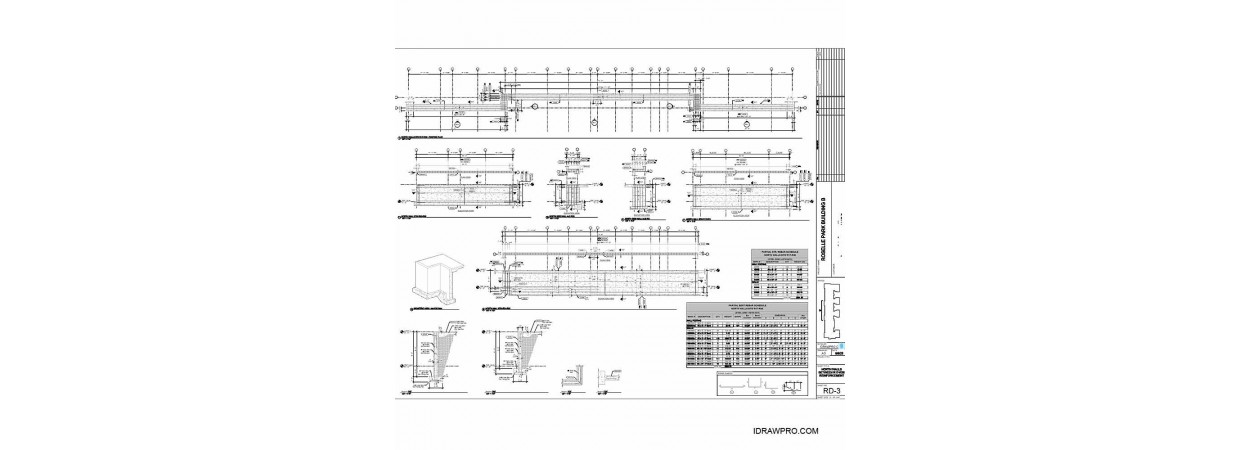  Reinforcing placement layout, Details and Rebar schedule. (Footings, CMU Walls and Slab)