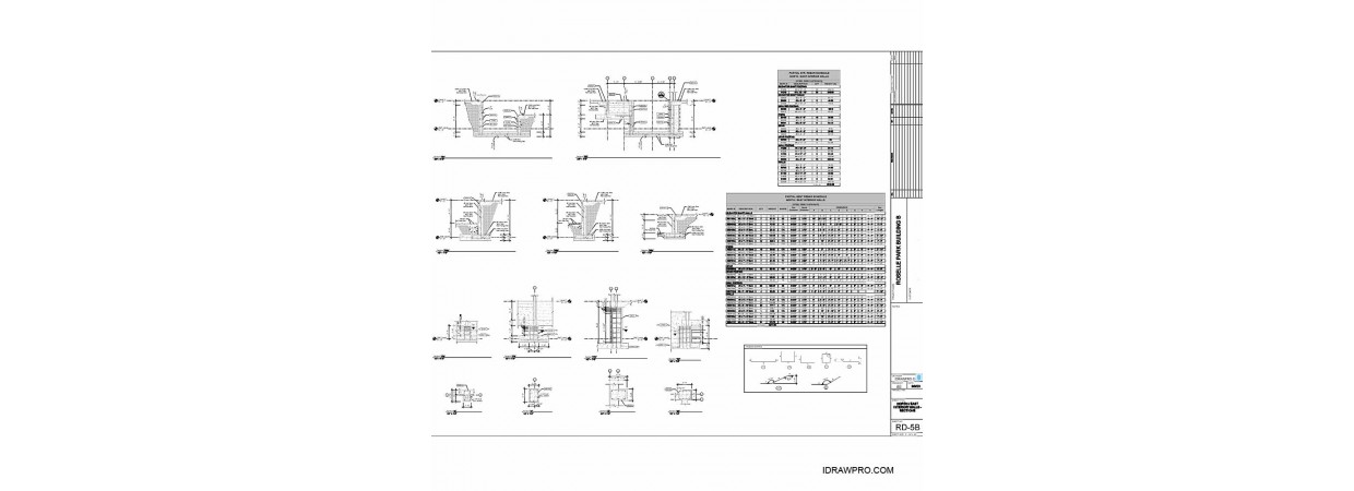  Reinforcing placement layout, Details and Rebar schedule. (Footings, CMU Walls and Slab)