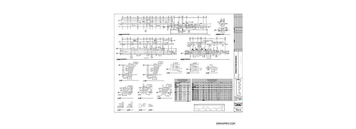  Reinforcing placement layout, Details and Rebar schedule. (Footings, CMU Walls and Slab)